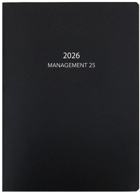 양지다이어리 2026 매니지먼트25 다이어리, 블랙, 1개