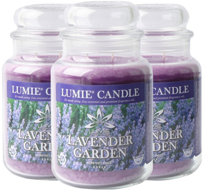 르미에 캔들, 라벤더가든, 570g, 3개