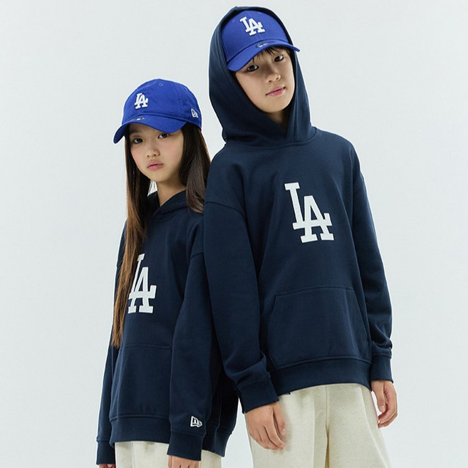 4위 - 뉴에라 아동용 MLB 빅로고 후디 LA 다저스