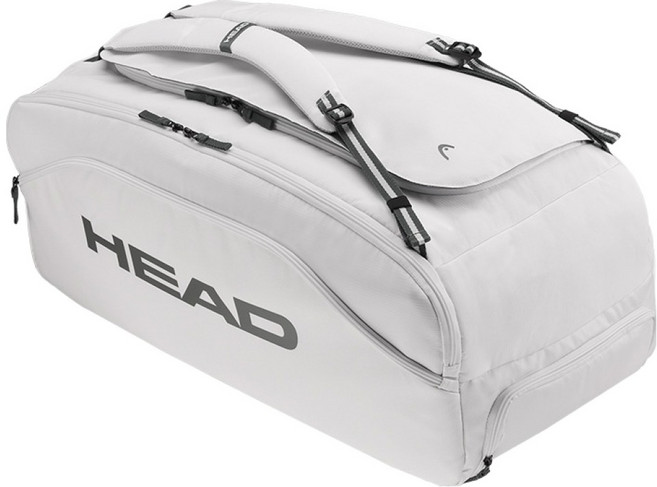 헤드 2025 윔블던 에디션 프로 엑스 테니스 더플백 L, 1개, 화이트 + 그린