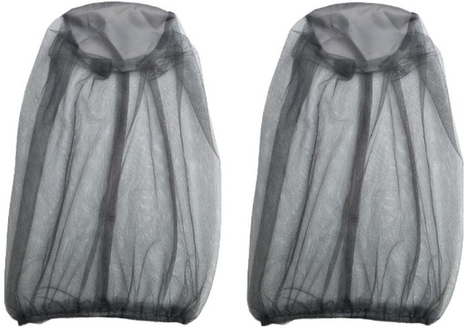 그린허그 망사 얼굴 모기장 방충망모자 그레이, 2개