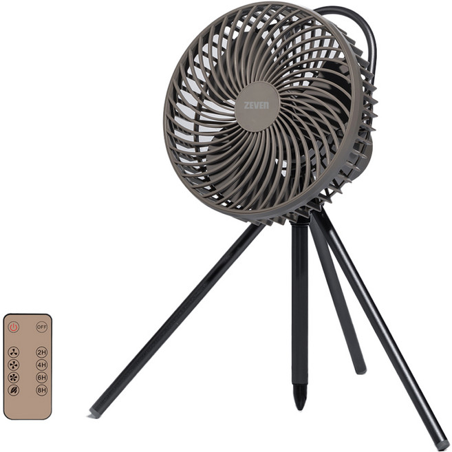 제벤 어썸 무선 서큘 에어팬 브라운, VMK-K2PAN-M