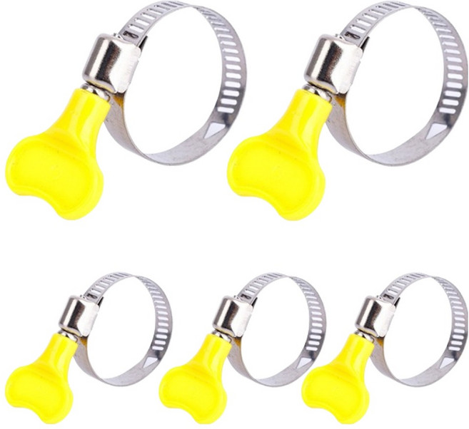 스텐 호스 고정밴드 클렘프, 5개