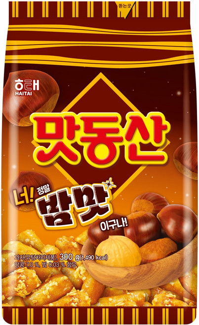해태제과 맛동산 밤맛, 300g, 1개