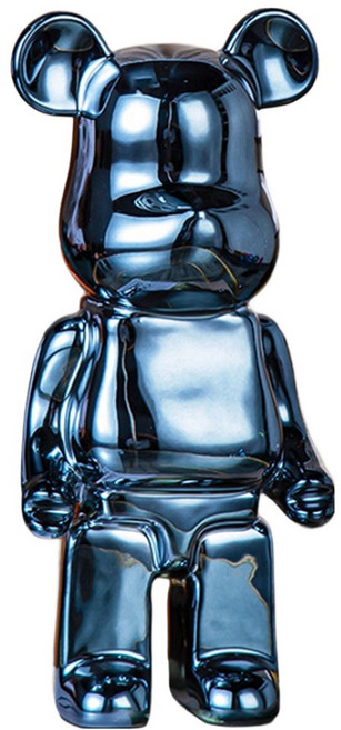 아트조이 루미 베어 저금통 베어브릭 28cm, 딥스페이스그레이, 1개