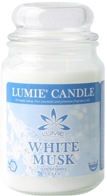 르미에 라지자 캔들, 화이트머스크, 570g, 1개