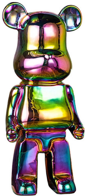 아트조이 루미 베어 저금통 베어브릭 28cm, 레인보우, 1개