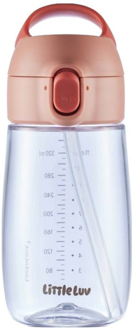 락앤락 리틀럽 스위치캡 트라이탄 빨대컵, 핑크, 1개, 410ml