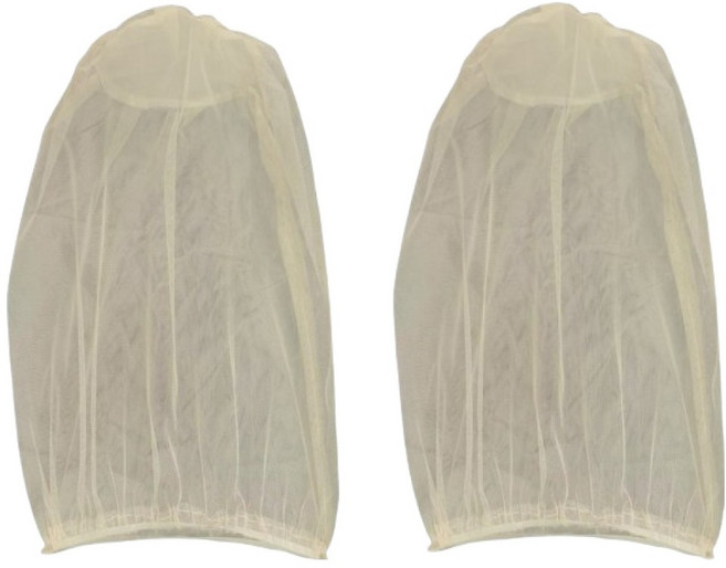 그린허그 망사 얼굴 모기장 방충망모자 화이트, 2개