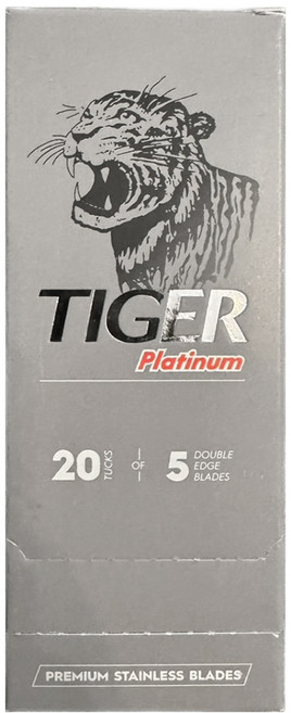 TIGER 雙面刮鬍刀片, 1個, 100片