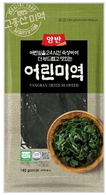 Dongwon 東遠 Yangban 兩班 貴族嫩海帶, 140g, 1包