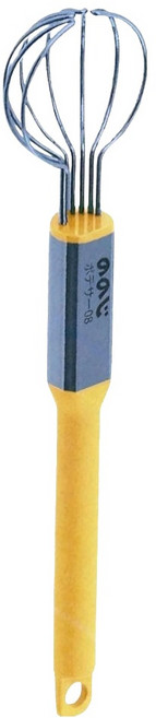Nonoji 不鏽鋼味噌醬網杓 攪拌器, 1個, 黃色