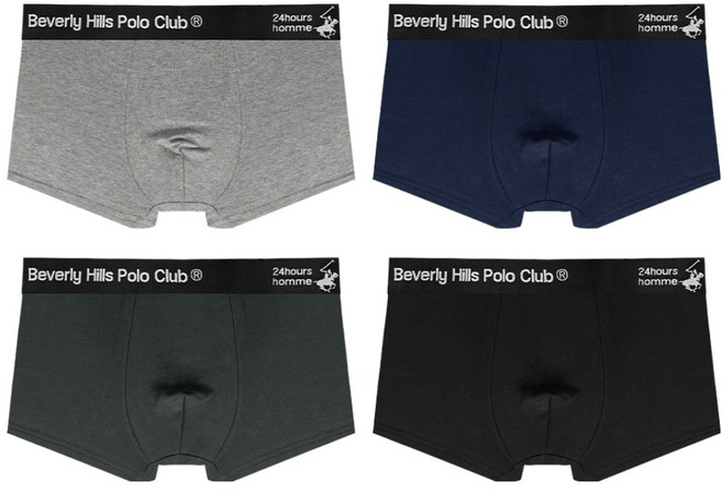 비버리힐스폴로클럽 비버리힐즈 고급 면 드로즈 4종세트