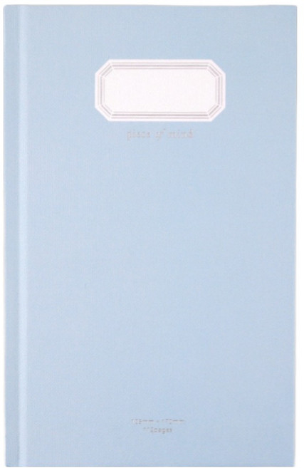 DASH&DOT Peace of Mind 系列橫線筆記本, 1個, 空氣藍