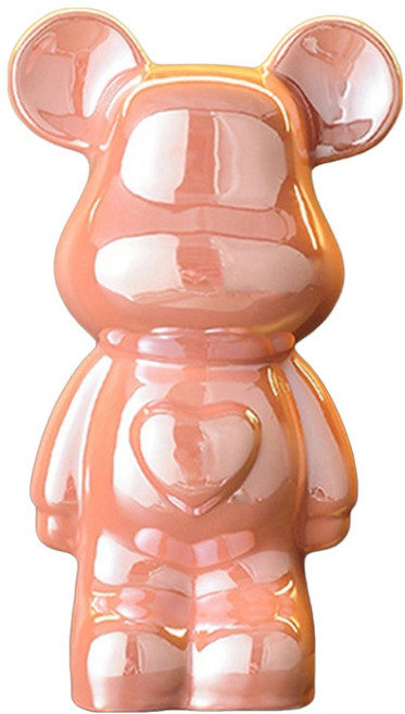 아트조이 하트 베어브릭 저금통, 파우더핑크