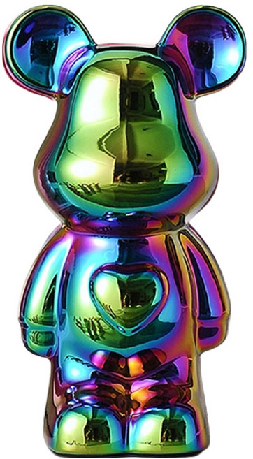 아트조이 하트 베어브릭 저금통, 레인보우