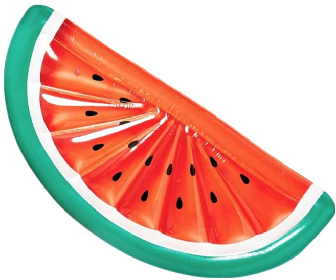 造型浮床/浮排 180 x 75cm 西瓜浮排, 1個, 西瓜