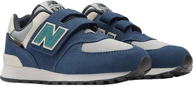 New Balance 兒童款 574 HOOK & LOOP W楦運動鞋 PV574SOA