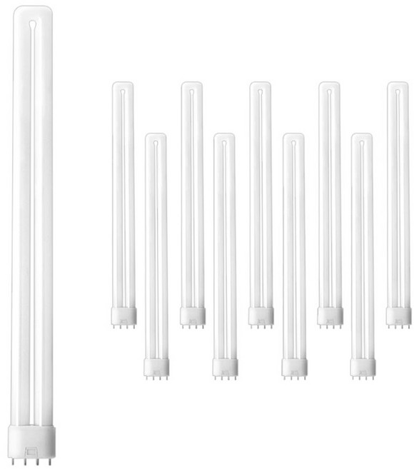 원하 장수램프 삼파장 FPL 일반전구 36W, 전구색, 10개