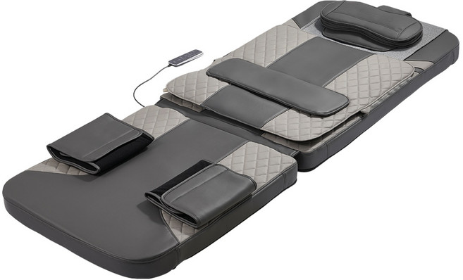 쿠쿠 레스티노 에어 앤 지압 2in1 폴더블 안마베드, CMM-A0212ACB, 클래식 브라운