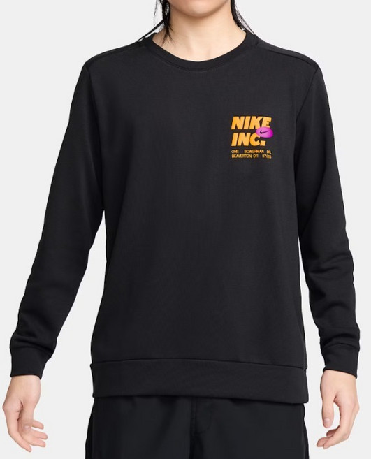 NIKE 耐吉 男款 Dri-FIT 長袖圖案運動衫 FN3991-010