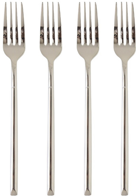 JUST HOME 騎士風格 304不鏽鋼餐叉 7007-03A, 4個, 銀色