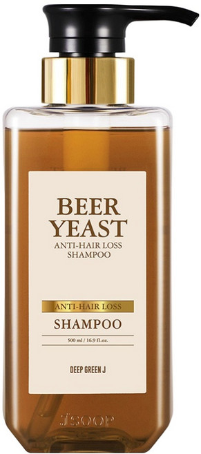 DeepGreenJ 啤酒酵母緩解掉髮症狀洗髮精, 1個, 500ml