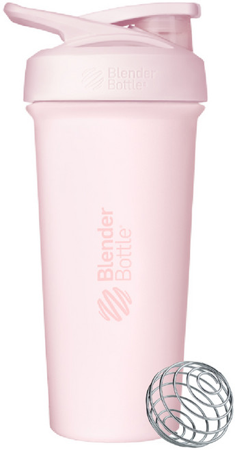 Blender Bottle Strada Sleek 不鏽鋼杯 25oz, 櫻花粉, 740ml, 1個