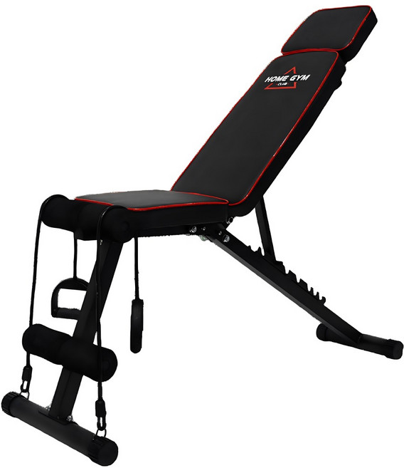 HOME GYM CLUB 居家健身 多功能健身椅升级款, 黑色, HGC-1203B