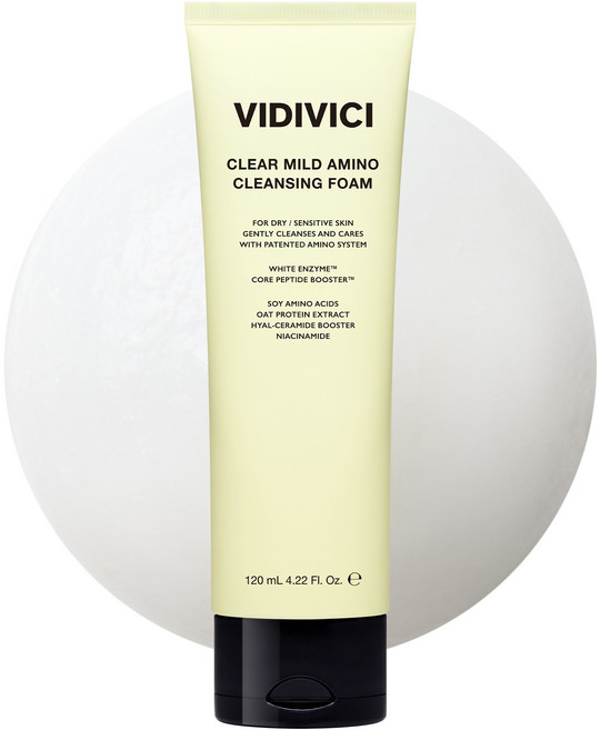 VIDIVICI 淨透溫和胺基酸潔面乳, 120ml, 1個