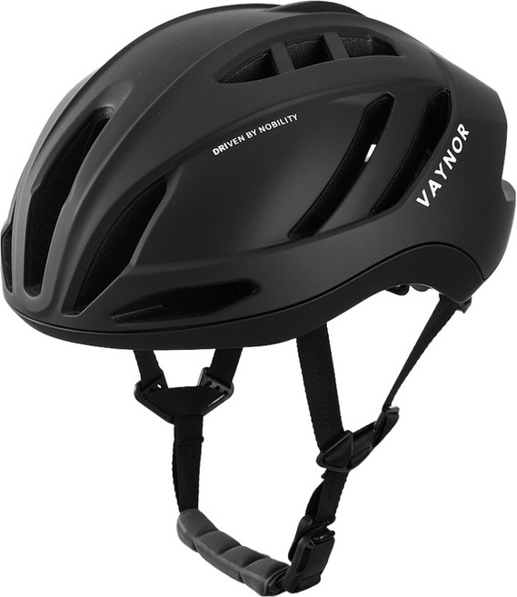 바야스던 베이너 쿨맥스패드 마그네틱버클 자전거헬멧 ZX22, 블랙, 1개