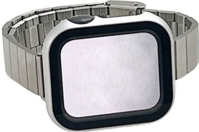 우먼스9999 슬림 링크 브레이슬릿 스트랩, 실버, 1개