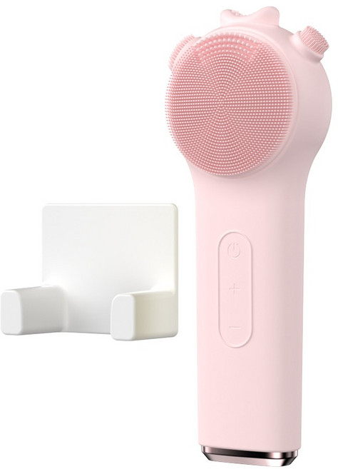 슈틸루스터 실리콘 브러시 무선 진동클렌저, ST-FC100, 핑크