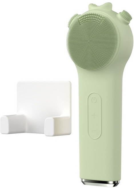 슈틸루스터 실리콘 브러시 무선 진동클렌저, ST-FC100, 올리브