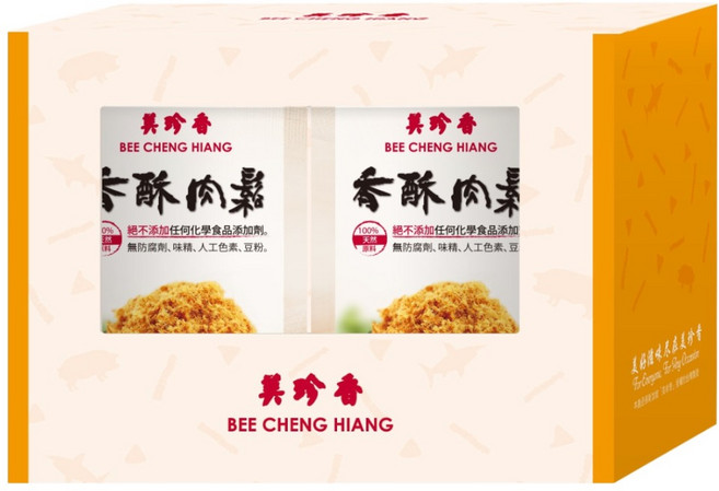 Bee Cheng Hiang 美珍香 休閒香酥肉鬆 10個裝, 1盒, 120g