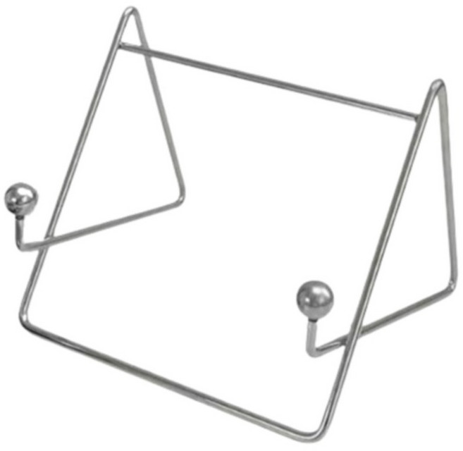 다온셀렉트 메탈 와이어 태블릿 북 다용도 스탠드 거치대, 실버, 1개