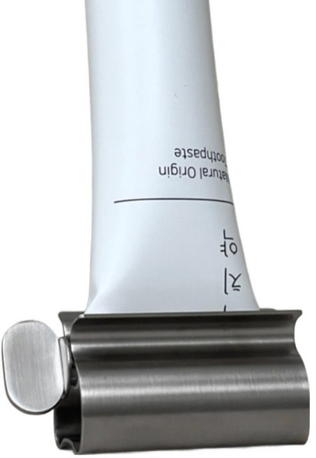 에브리윅 무광 304 스텐 치약 짜개, 무광 실버, 1개, L