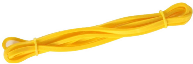 레벨굿즈 단계별 라텍스 풀업밴드 1단계, 노랑, 1개