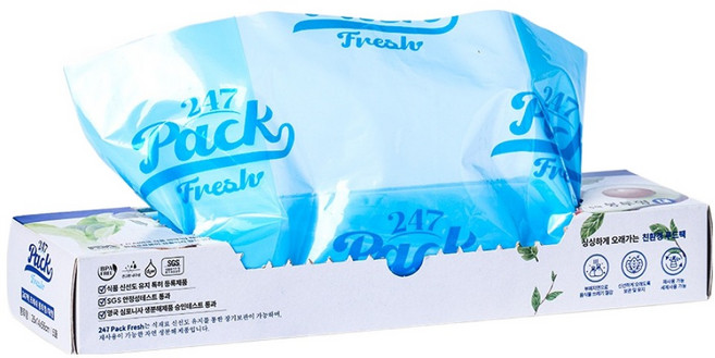 247팩 프레쉬 프리미엄 대용량 봉투형, 대(L), 5개입, 1개