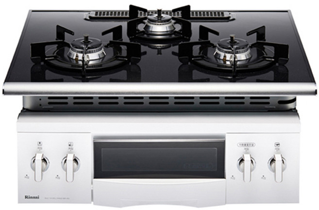 린나이 그릴 가스레인지 3구 방문설치, RBR-45D, LNG