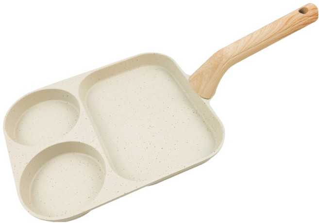 홀쿡 인덕션 IH 3구 에그 멀티팬, 23cm, 1개