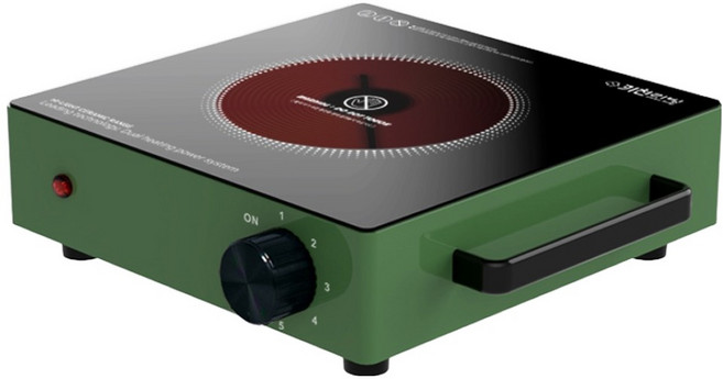 키친리빙 에테르 캠핑겸용 하이라이트 전기레인지 1구, KLH-1502M, 프리스탠딩