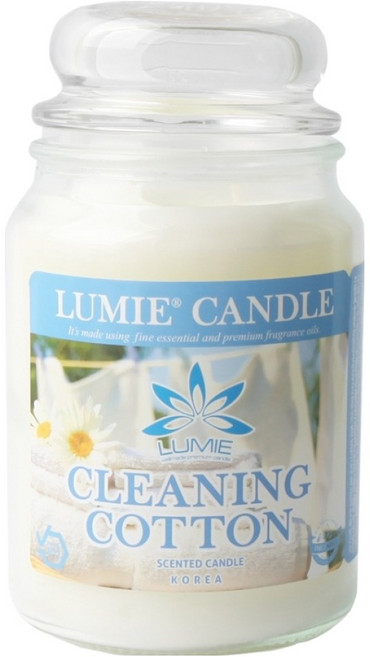 LUMIE CANDLE 蠟燭, 潔淨棉, 570g, 1個