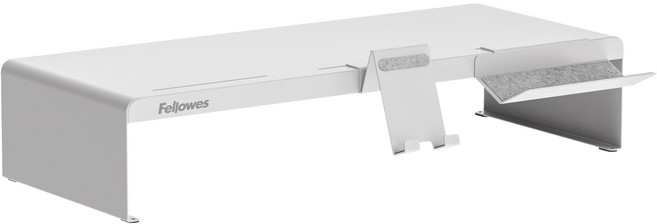 펠로우즈 메탈 모니터 받침대, White, 1개