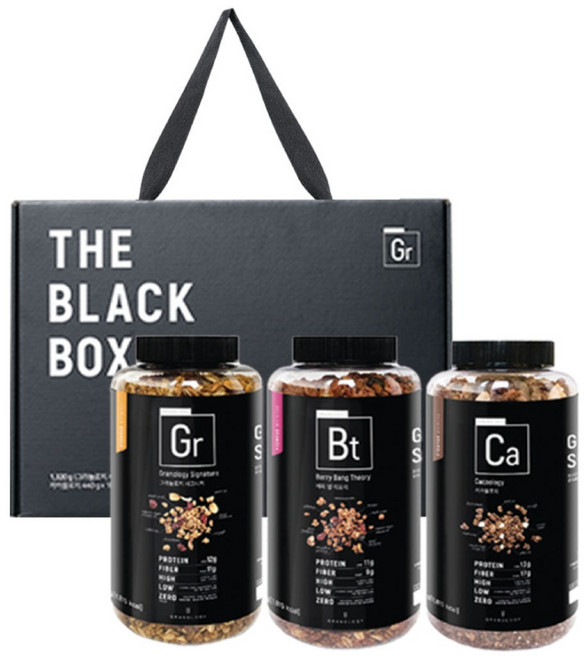그라놀로지 더 블랙박스 440g 3종 선물세트, 1.32kg, 1세트