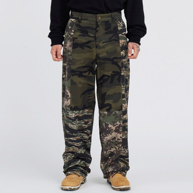 아조바이아조 남성용 Camouflageixed Pants AJ234PT003KH