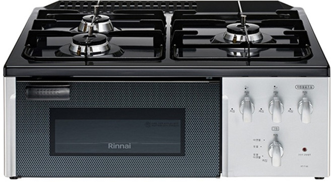 린나이 그릴 가스레인지 3구 방문설치, RT-7100, LNG