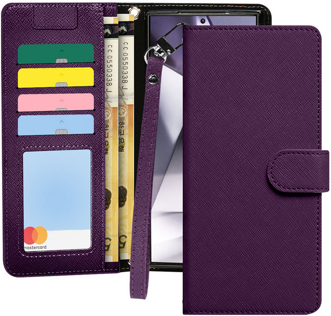 아이엔픽 사올린 소가죽 지갑 다이어리 휴대폰 케이스