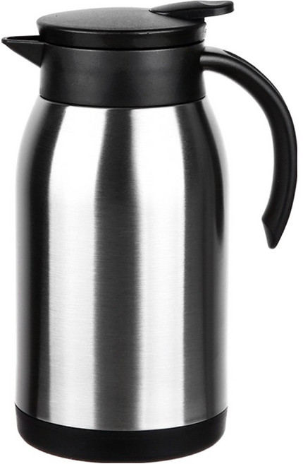 플라라 스틸써몰 보온보냉 주전자, 1개, 실버, 900ml