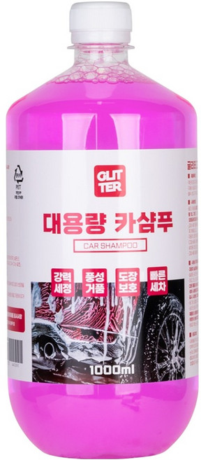 시크릿 글리터 대용량 강력세정 고농축 카샴푸, 1개, 1L